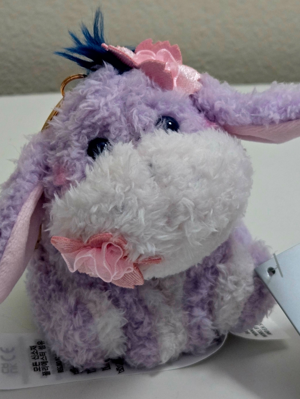 NWT Disney Store Japan 2026 Eeyore Sakura Plush Keychain - Limited Edition